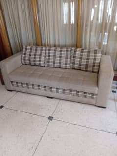 sofa set and dining table