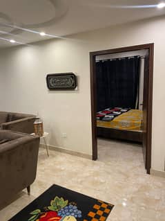 One Bed Furnished Apartment Available For Rent In Nishtar Block Bahria Town Lahore