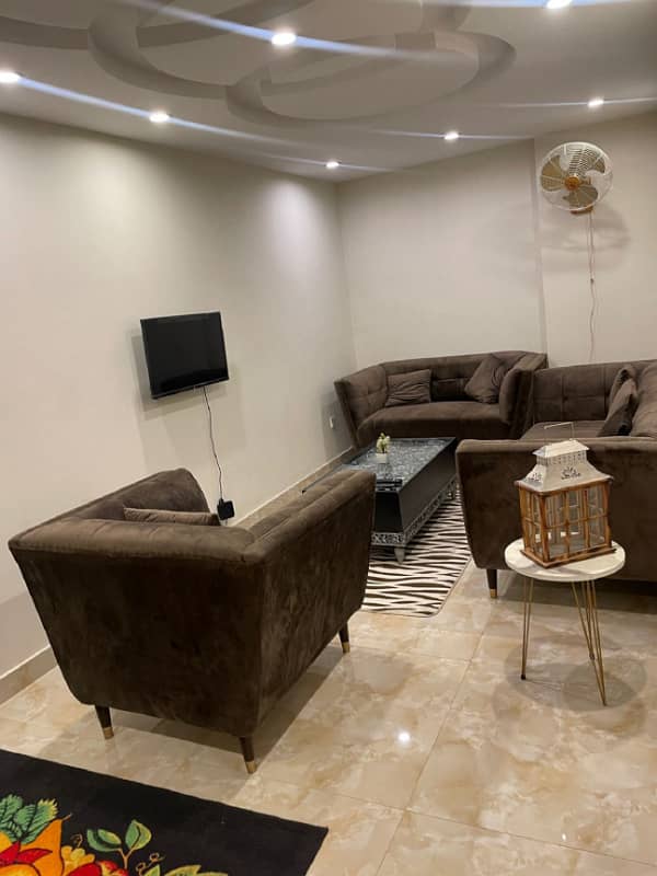 One Bed Furnished Apartment Available For Rent In Nishtar Block Bahria Town Lahore 5