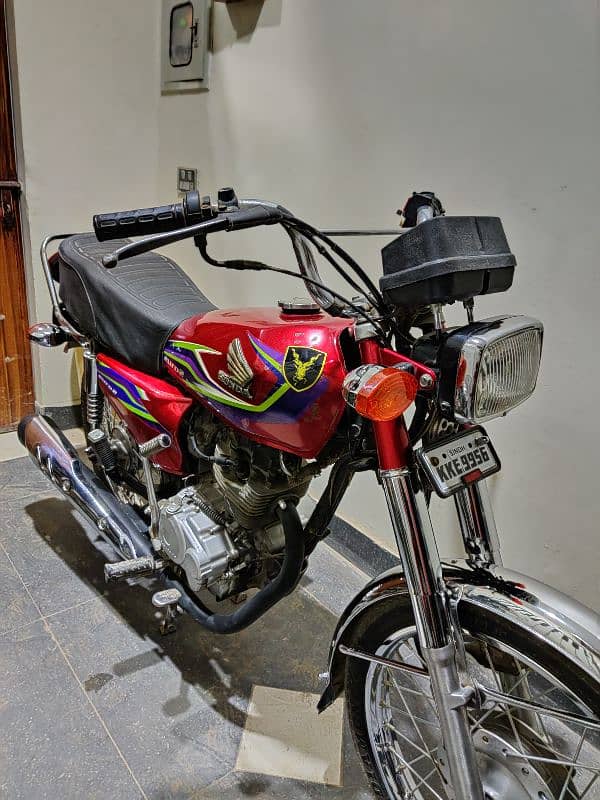 Honda cg 125 Karachi number 2