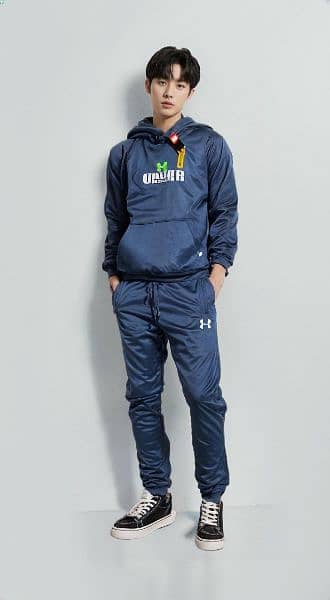 Men's Micro Fleece Hoodie Track Suit 9