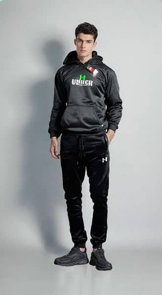 Men's Micro Fleece Hoodie Track Suit 12