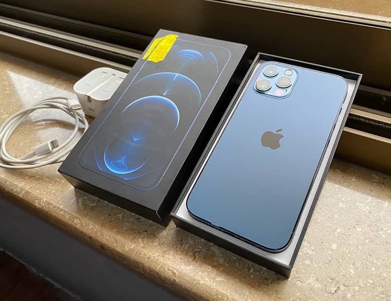 iPhone 12 Pro Official PTA Approved Complete Box 128 GB 0