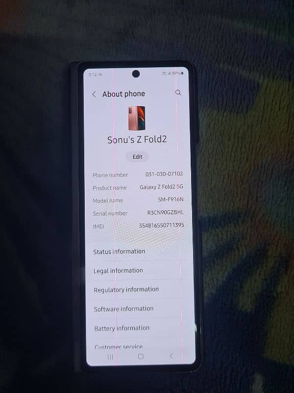 Samsung fold 2 PTA APPROVE 256GB 3