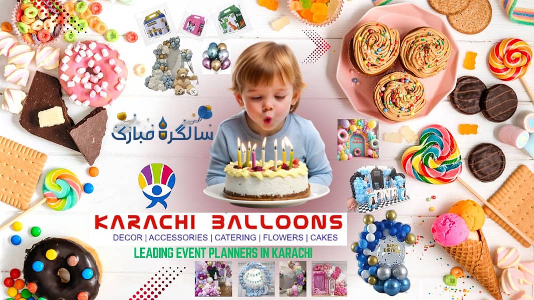 Birthday Decor by Karachi Balloons decor 6