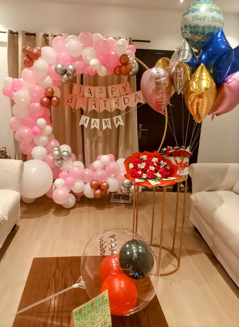 Birthday Decor by Karachi Balloons decor 8