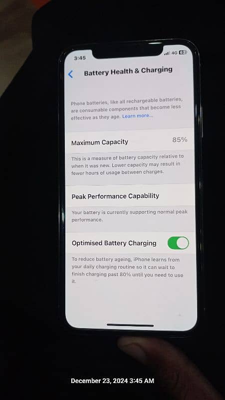 Iphone X 256gb PTA Approved 5