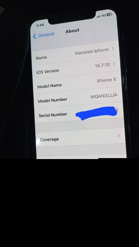 Iphone X 256gb PTA Approved 6