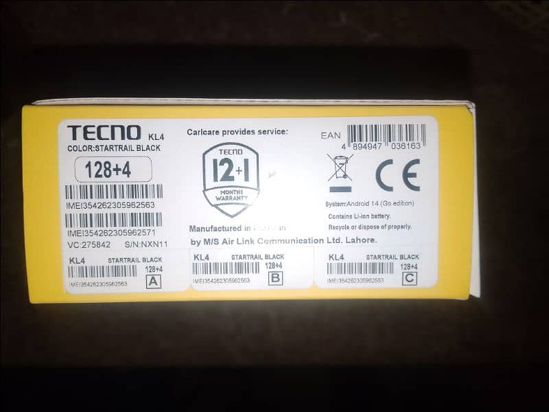 Tecno spark Go 1 8GbRam 128GbRom only 7 days use for sale 3