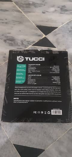 TUCCI A2 BRAND NEW HEADPHONES | 3.5mm PIN | Gaming Head-Phone with Mic