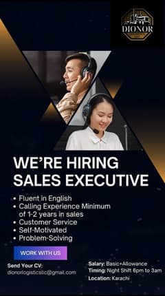 HIRING CALLING SALES AGENTS