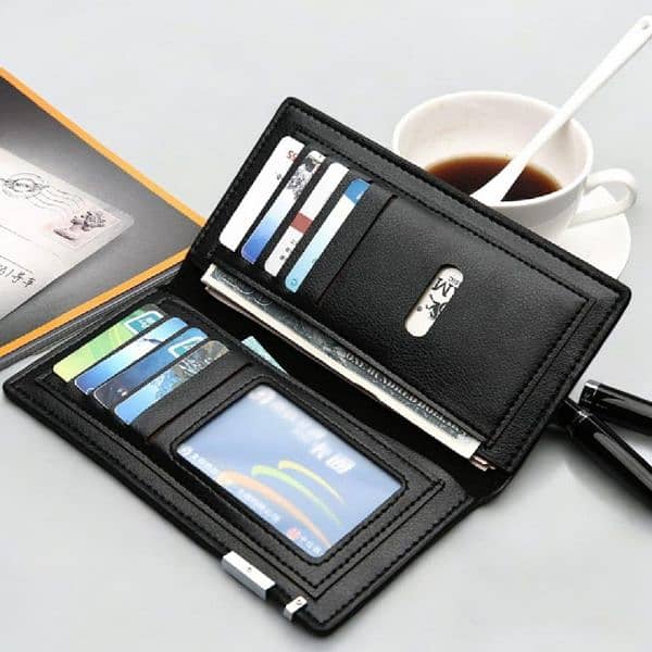 stylish Man's Leather Wallet 0