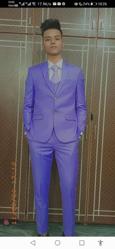 Move/Purple Pant Coat for Sale 3