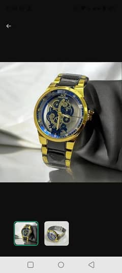 man's watch with unique style