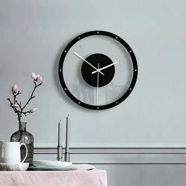 Stylish Wall Clock with free delivery 1