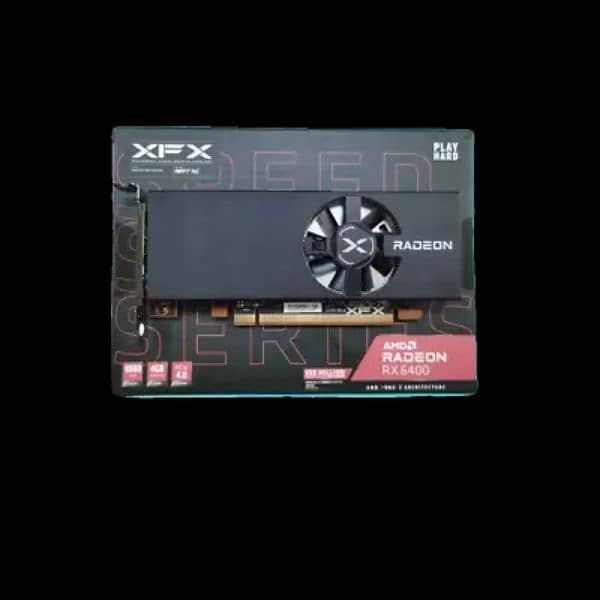 Low-Profile XFX SPEEDSTER SWFT105 RADEON RX 6400 Gaming 4GB GDDR6 GPU 1