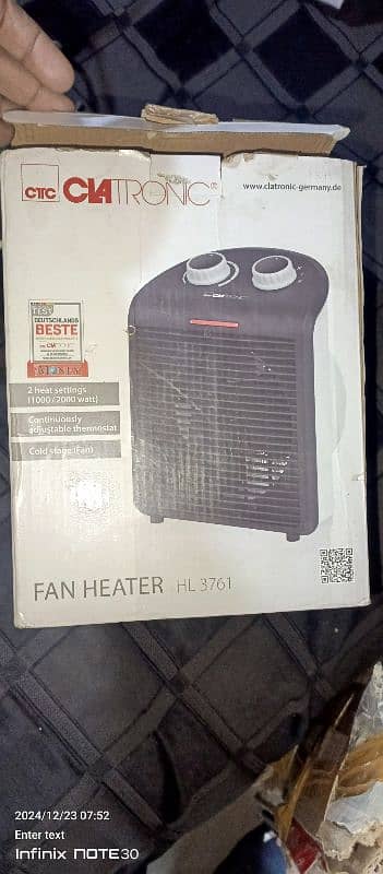 ELECTRIC FAN HEATER 1000/2000W 4