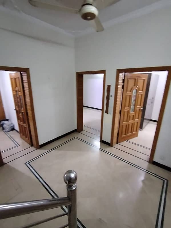 10marla 3beds DD TV lounge kitchen attached baths neat clean open basement for rent in G 13 4 islamabad 3