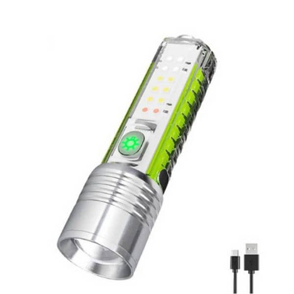 Multifunctional Zoom Flashlight 520 A 1