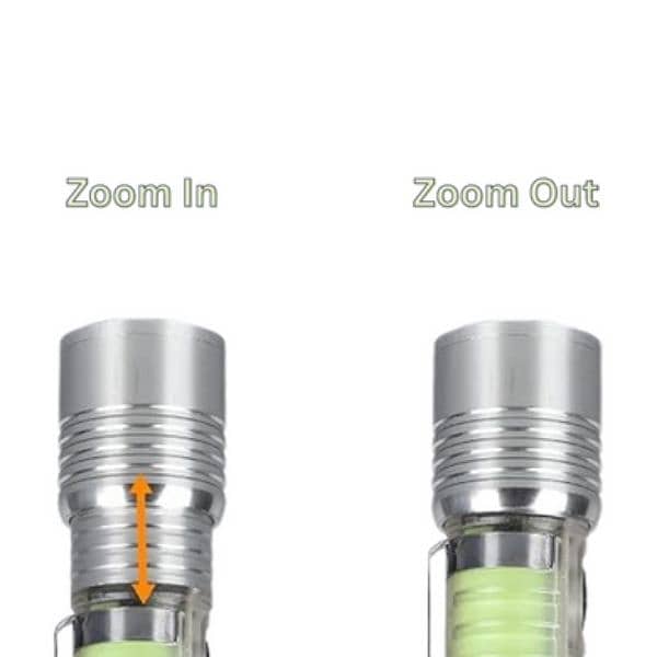 Multifunctional Zoom Flashlight 520 A 5