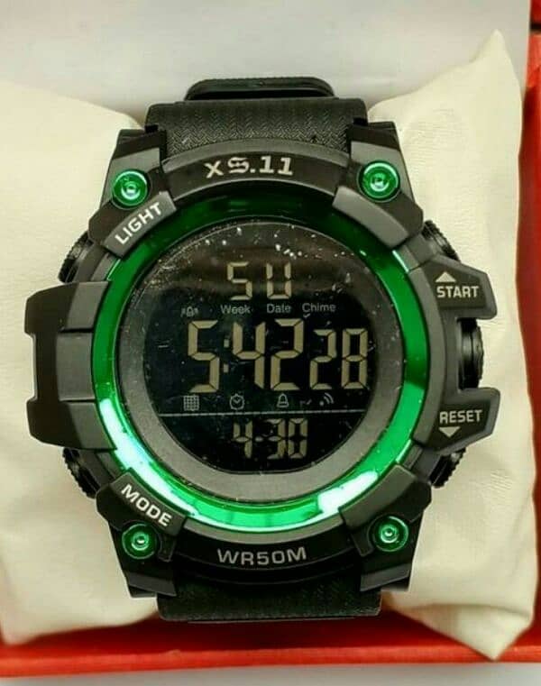 men digital display sports watch 0