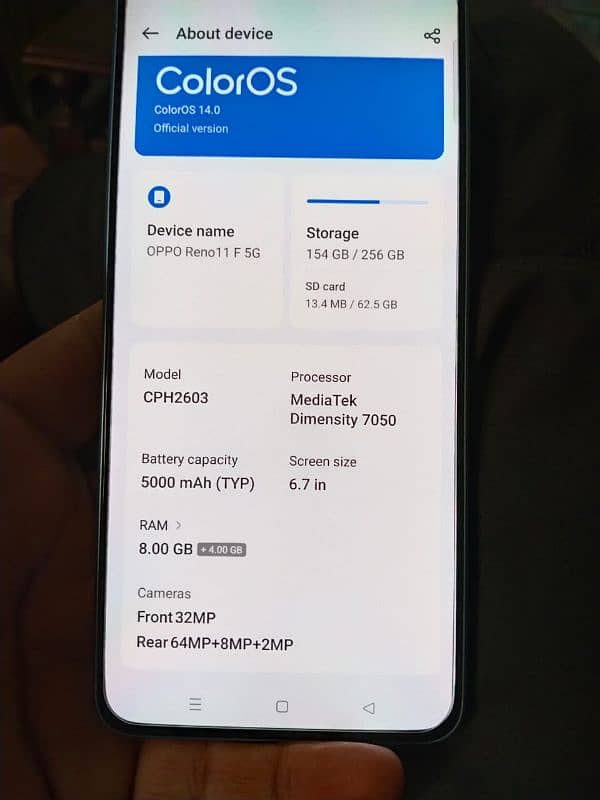 Oppo Reno 11 F 5G for Sale 1