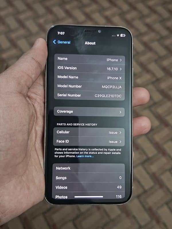 Iphone x 256gb urgent sale 6