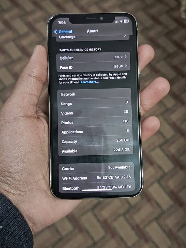 Iphone x 256gb urgent sale 7