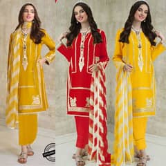 Women  3pc Wedding Winter Collection