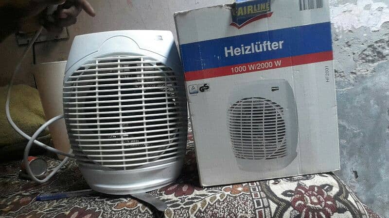 Electric Heater Fan heater 1000w/2000w dual mode condition 90/100 0