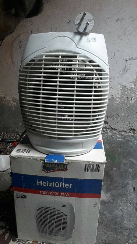 Electric Heater Fan heater 1000w/2000w dual mode condition 90/100 1