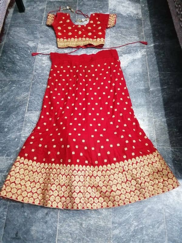 bridle blouse + lehnga 2