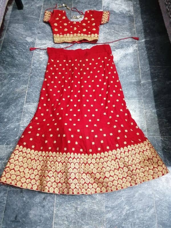 bridle blouse + lehnga 5