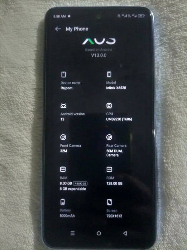 infinix hot 40 PTA proof all okay no open condition 10.10 2