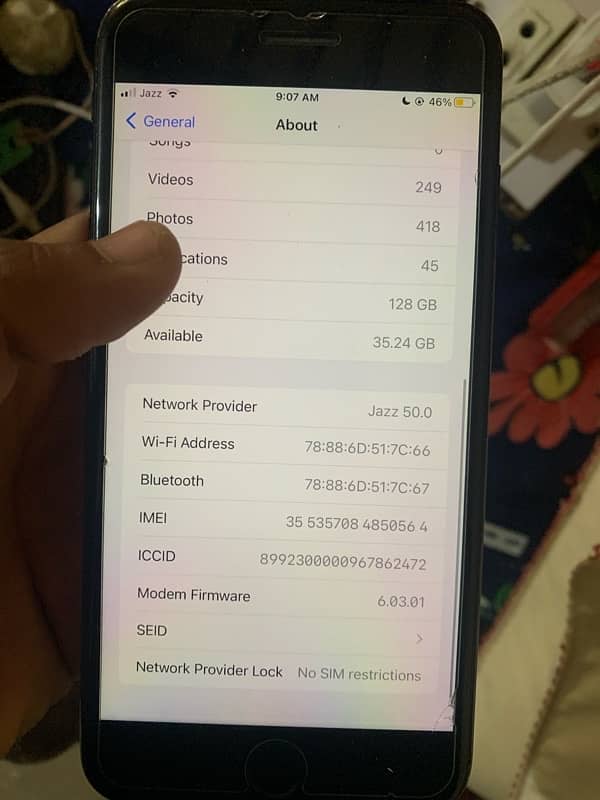 iPhone 7Plus 128GB 3GB Ram Battery changed full and final price 2