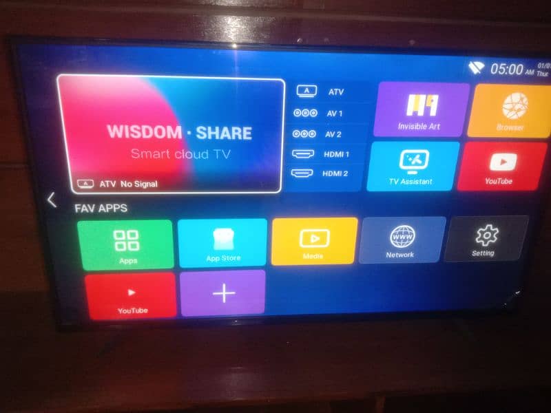 43 inch led brand new 4k android 0