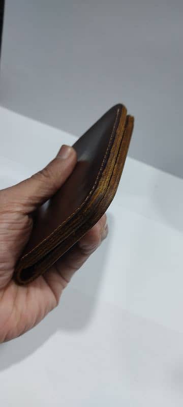 Men BiFold Genuine leather Wallet handmade 4