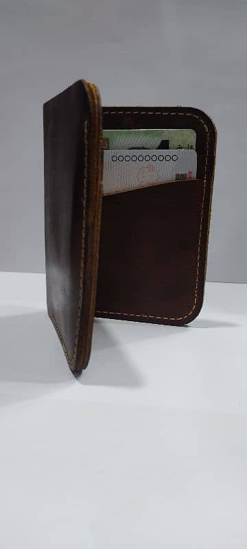 Men BiFold Genuine leather Wallet handmade 5