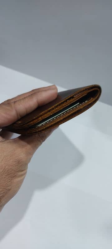 Men BiFold Genuine leather Wallet handmade 6