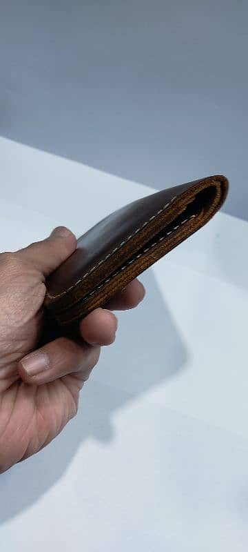 Men BiFold Genuine leather Wallet handmade 7