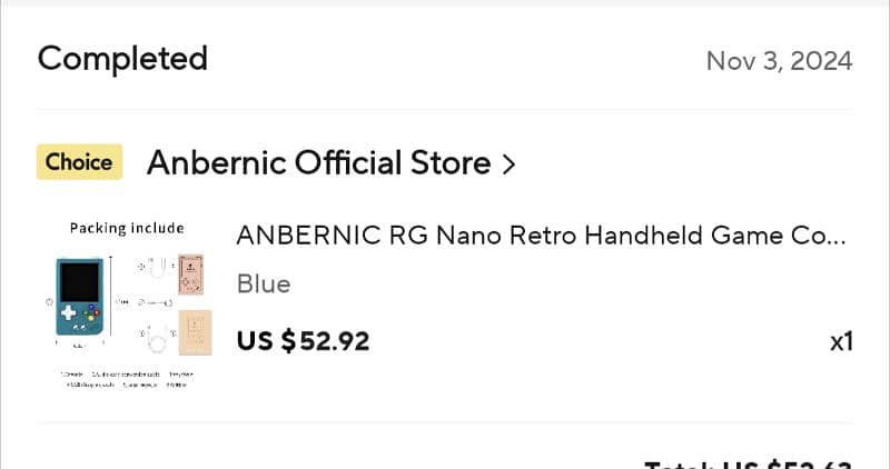 ANBERNIC RG NANO Pocket Mini Game Console 4