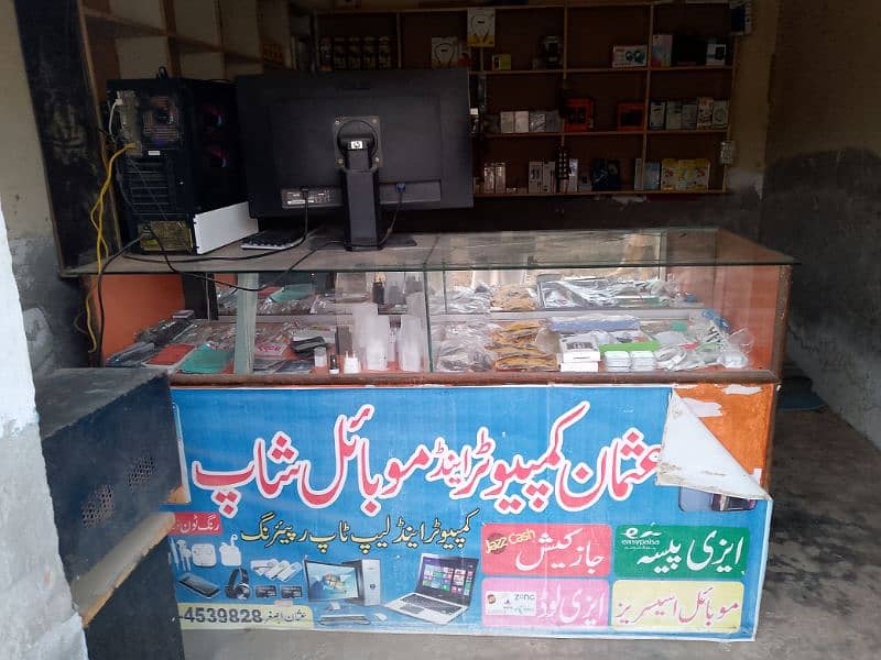 mobile shop counter and two baris 2