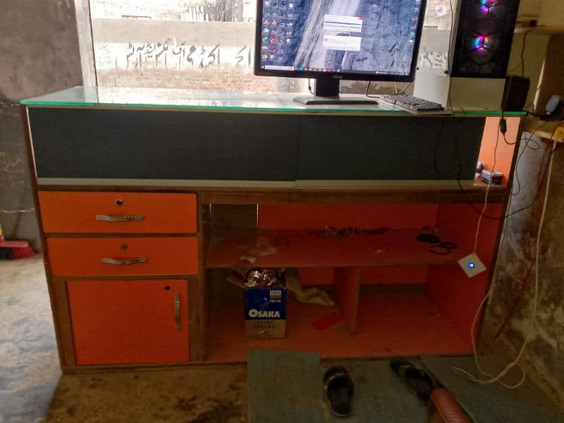 mobile shop counter and two baris 5