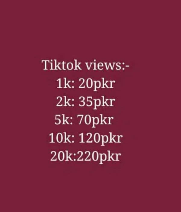 TikTok promotion 1