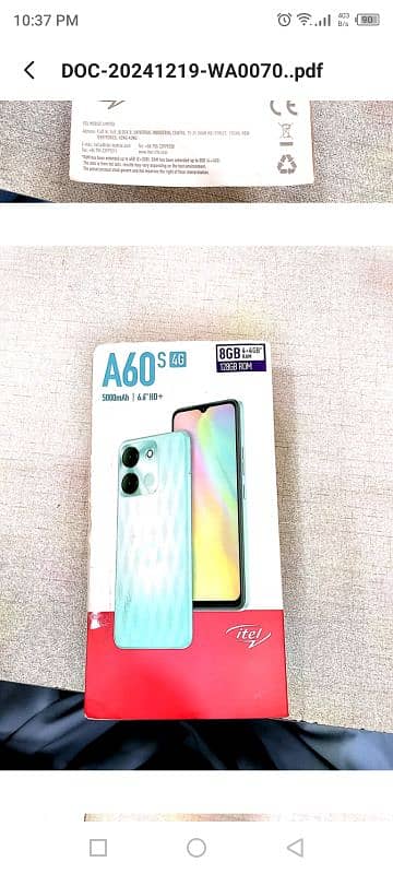 itel A60s 3