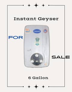 "6-Gallon Instant Geyser for Sale - Quick Heating!"