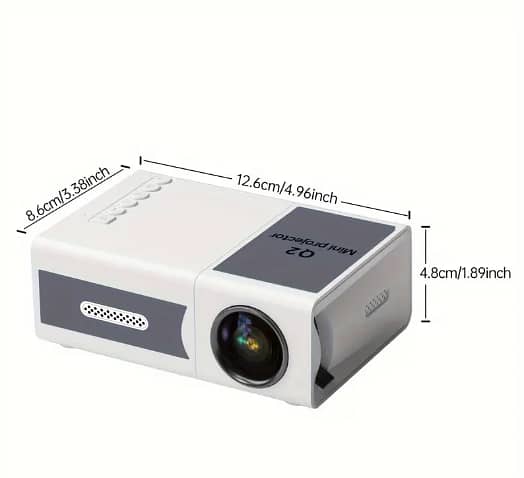 best projector , Compact 1080P HD Mini Projector with Remote Control 0