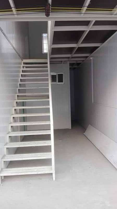 prefab double story building marketing office container office portable toilet 3