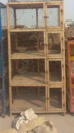 4 portion 2 Wooden Cage available