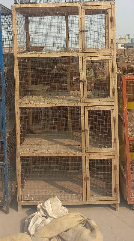 4 portion 2 Wooden Cage available 0